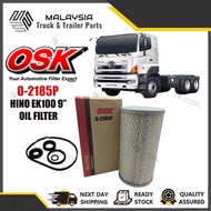 HINO TRUCK LORRY / LORRI 9” OIL FILTER O-2185P OSK (WHOLESALE PRICE)
