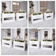 Flower Box Cafe Hotel Flower Stand Outdoor Iron Art Sales Office Combination Flower Tray Municipal S