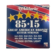 D'Addario EZ900 85/15 Bronze Acoustic Guitar String 10-50 Extra Light