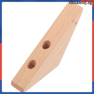 🎸 Beige Solid Wood Guzheng Wall Mount Hanger for Storage