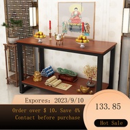 NEW Altar Buddha Shrine Small Chinese Household Buddha Table Modern Worship Table Simple Double-Layer New Style Incens