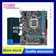 DHJER H55 เมนบอร์ด LGA1156 รองรับ I3 / I7 I5 760 CPU DDR3 เดสก์ท็อป RAM VGA HDMI Gamer PC FESGE