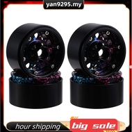 1.9Inch Beadlock Wheel Rim Rim Hub for 1/10 TRX4 SCX10 Wheel Rim for 1/10 TRX4 SCX10