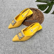 sepatu heel tali pesta wanita 5.cm/sepatu heel mules wanita terlaris dan kekinian