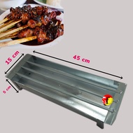 Panggangan Sate Arang Panjang / Bakaran Sate Arang / Alat Bakaran Ikan sate kambing ayam alat BBQ