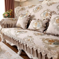 2024 Sofa Cushion Four Seasons Universal High-End Cushion Anti-slip New Style European Style Backres