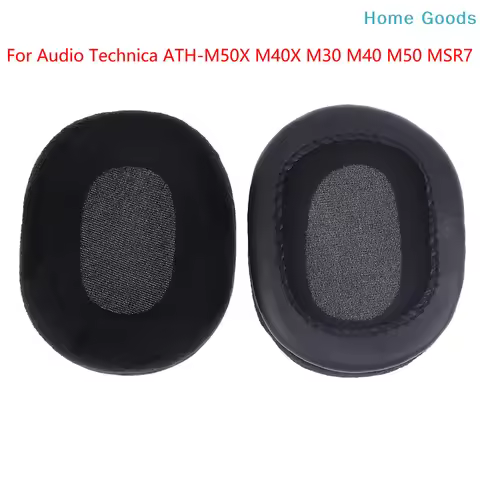 preferredVelour Ear Pads Earpads Cushion For Audio Technica ATH-M50X M40X M30 M40 M50 MSR7 Dj Headph