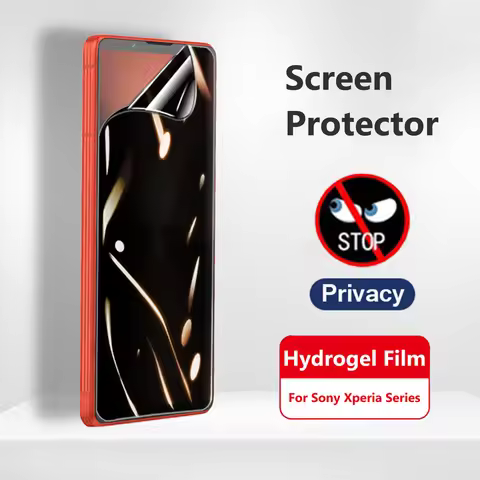 For Sony Xperia 1 VII 10 5 VI V IV III II Pro-I Pro I Anti Spy Hydrogel Film Full Cover Privacy Soft
