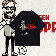 【Football T-Shirt】 Liverpool Red Swan JURGEN KLOPP Cotton 1 Size S-5XL