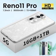 ศัพท์ยอดนิยมขายดี Reno11 Pro จริง 4G แบบมีรู 7.3 หน้าจอขนาดใหญ่ 16+1T รุ่นสมาร์ทโฟน