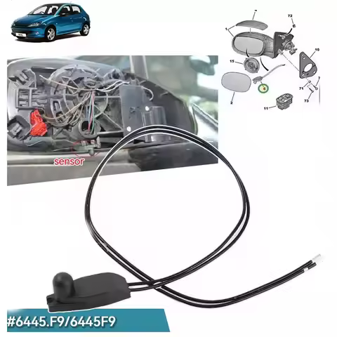 Car Outside Outdoor Transit Air Temperature Sensor 6445F9 Fit for PEUGEOT 206 207 208 306 307 407 Ci