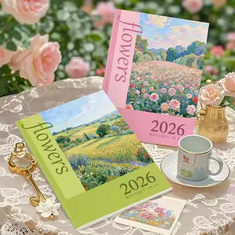 A4 A5 2026 Schedules Notebook 24 Sheets Work Efficiency Agenda Planner Learning Plan Life Check-in 2