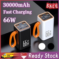 SG-Stock【3C certified】Powerbank 66W 30000mAh Fast Charger Large Capacity Mobile Power Bank For iphon