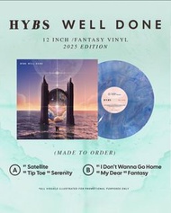 現貨 HYBS WELL DONE (2025 EDITION) Blue Swirl vinyl LP 藍色彩色黑膠 color colored Thailand fantasy