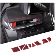 CHEAYAR Soft 3D Real Carbon Fiber Car Air Conditioning Vent Sticker Trim Compatible with Corvette C8