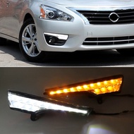 รถกระพริบ1คู่ DRL สำหรับ Nissan Teana Altima 2013 2014 2015 2016ไฟวิ่งกลางวันหมอกโคมไฟ Daylight