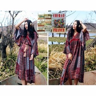 Jasa Jahit Bohemian Dress Panjang Dress dan Lengan Bisa di adjust