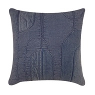 SB Design Square Cushion Model CUMF722/45X45 Blue (45x18x45 Cm.) CLICHE Brand