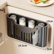 全城熱賣 - 垃圾袋收納 壁掛式廚房免打孔大容量塑膠袋抽取盒 垃圾袋收納架（快遞送貨上門）