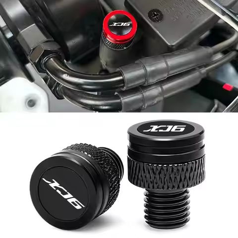 Motorcycle CNC Rearview Side Mirror Hole Cap Plug Accessories For Yamaha XJ6N XJ6 N DIVERSION