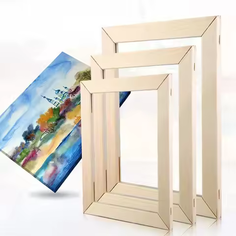 Diamond Painting Canvas Frame, Digital Oil Painting, Wooden Frame, Wall Art, Inner Framed, 40x50cm,3