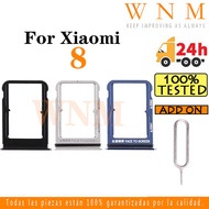 For Xiaomi 8 Sim Card Tray Sim Card Slot Holder Card Holder Reader SD Slot Adapter Replacement Part