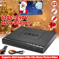 เครื่องเล่นดีวีดี เครื่องเล่นแผ่น เครื่องเล่น DVD / VCD / CD / USB 1080P เครื่องเล่นMp3 RW เครื่องเล่นวิดีโอพร้อมสา