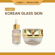 CHARMS SKINCARE HQ Kombo Set Korean Glass Skin(Concentrated Hydrating Essence 20ml + Advance Night S