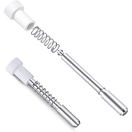 12 Pek Selak Pelocok Skrin Tingkap dengan Penutup-5/32" x 1-1/2" Pin Penahan Skrin Tingkap Aloi Alum