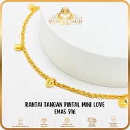 MYDORA Mini Love Hand-Cranked Chain l 916/22K GOLD