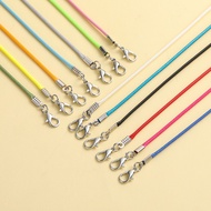 10pcs Colorful Korean Wax Rope Bracelet Double Headed Lobster Buckle Hanging Rope DIY Jewelry Access