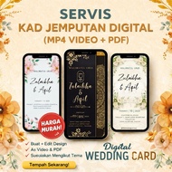 [SIAP 1 HARI] KAD KAHWIN DIGITAL | DIGITAL WEDDING CARD | E-WEDDING CARD | KAD DIGITAL MURAH