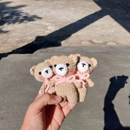 GANTUNGAN Bear keychain | Amigurumi bear | Keychain | Accessories | Souvenirs