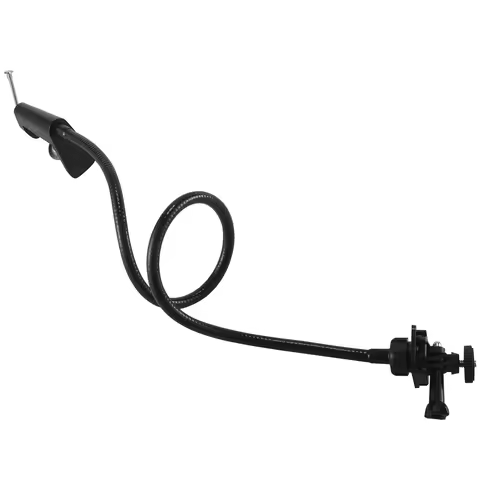 A01E-Webcam Stand, Upgraded Webcam Mount Stand With Flexible Gooseneck And Clamp, Suit For Logitech 