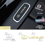 Lexus Car Metal Sticker, Car Steering Wheel/Wiper/Auto Body/Door Decal Fit For IS300 IS250 CT200H ES200 ES250 ES350 RX350 GS300