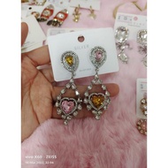 love diamond crystal earring