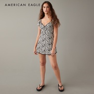 American Eagle Flutter-Sleeve Corset Mini Dress ชุดเดรส ผู้หญิง มินิ (EWDR 039-7248-001)