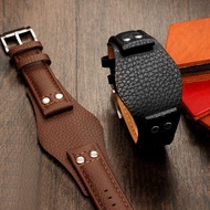 Watch Strap Men's Genuine Leather Strap Men's Accessories FOSSIL FOSSIL Strap 22mm Strap