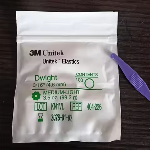 1Box Dentistry 3M Traction Rubber Band Orthodontics Rubber Band 3.5OZ 4.6mm-6.4mm Oral Cavity Ligati