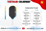 ✅ Vợt Pickleball Joola Pro IV Vietnam Colorway (DTC) - Phiên Bản Vợt Joola Gen 4 Limited Dành Riêng