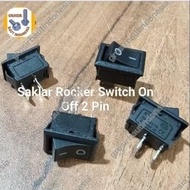 (10pcs package) Rocker Switch on off 2 pin/ on off switch 2 pin