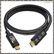[L W H Y] 1M  5 Coaxial Cable 240W Fast Charging 16K Video Cable Super Speed Data Storage for USB C 