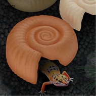 CEASI Hideouts Shelter, cave design Ammonite Shape Reptile Hidden Cave, Decoration Aquarium Landscap