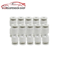 10x For Mercedes Suspension Air Line Hose Straight Connector Fitting 4MM To 4MM