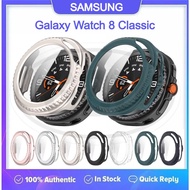 Samsung Galaxy Watch 8 Classic / Watch 8 Classic Sarung Full TPU Built‑in Screen Protector Cover