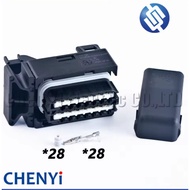 28 Pin Car Engine Computer Connector Plug 1J0906379B 1J0 906 379 B 1393436-1 1393454-1 V23542-C1028-