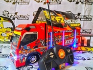 MINIATUR TRUK OLENG REMOT BONUS LAMPU STROBO