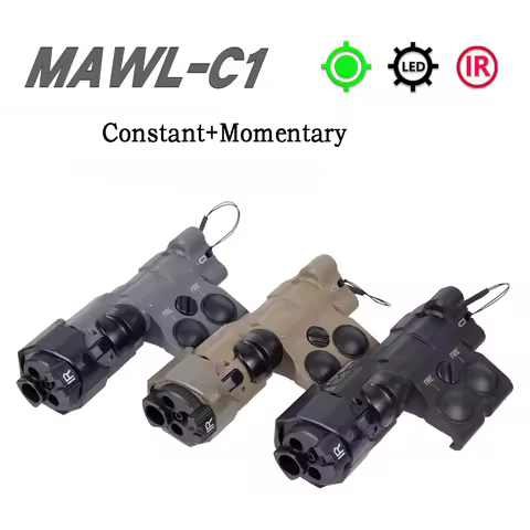 Best MAWL C1 IR Laser Sight Scope Visible Green White Light PEQ Weapon Scout AR15 HK416 Picatinny Ra