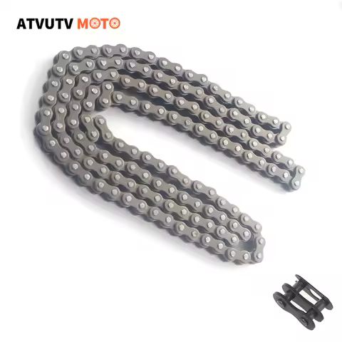 25H chain with Spare Master Link 86L 96L 136L 142L 144L 152L 158L for 47cc 49cc 2Stroke Engine ATV Q