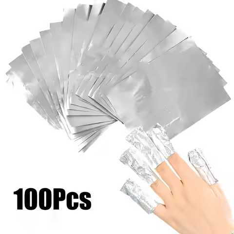 Tin Foil Armor Remover Cotton Aluminium Foil Nail Polish Remover Soak Off Acrylic Nail Wraps Remover